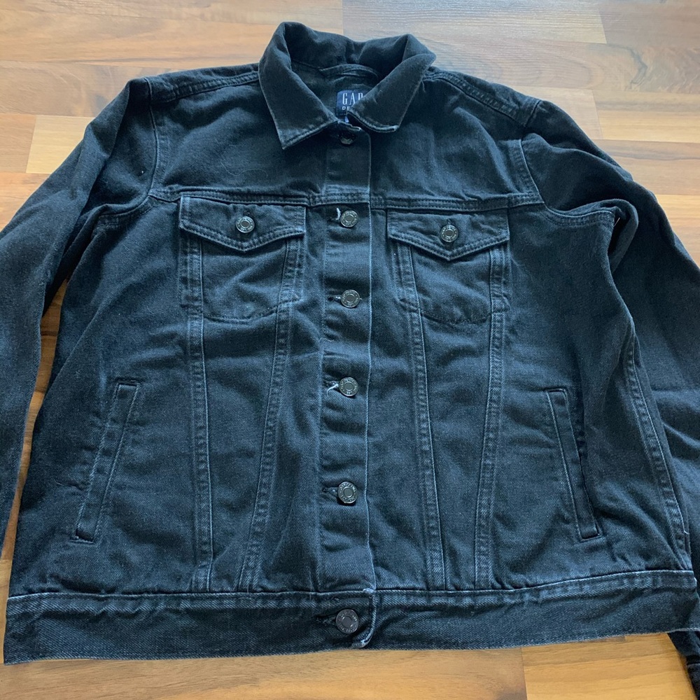 Gap black denim jacket